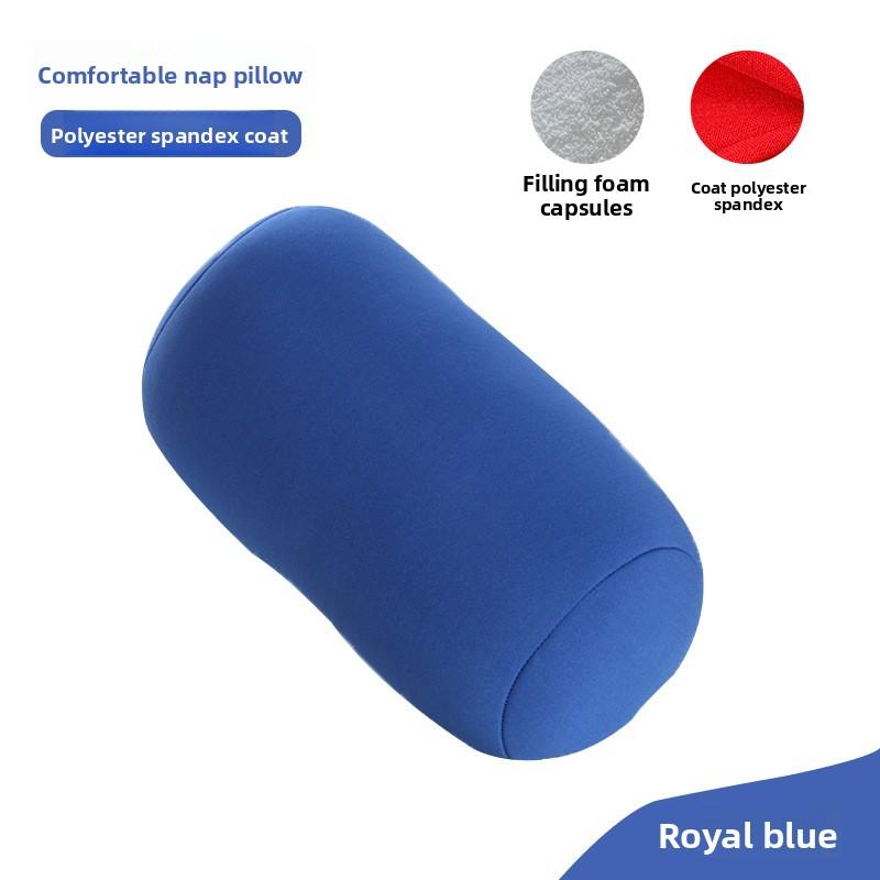 Microbead Back Cushion Roll Pillow for Travel Home Sleep Neck Support Comfortable Seat Pillow