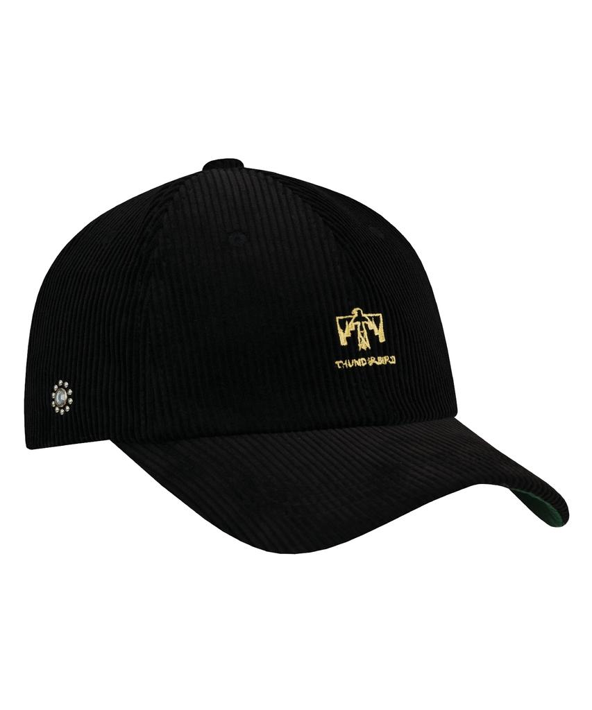 Honguseong Signal Native American Corduroy Ball-Cap_Black