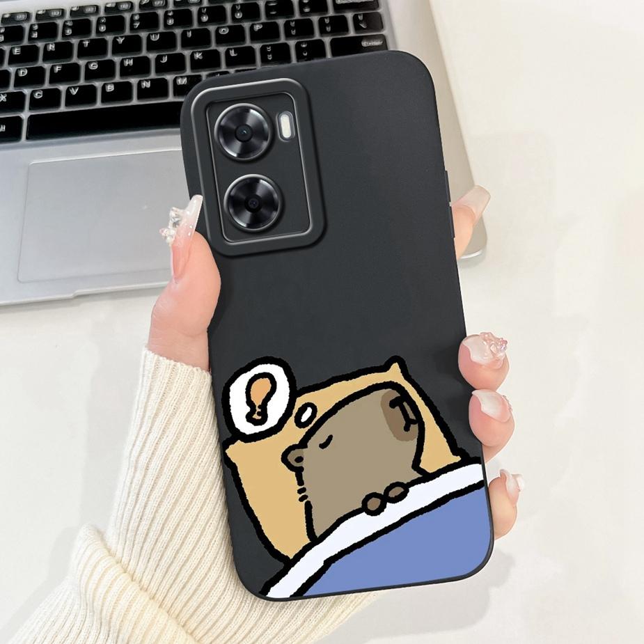 For Oppo A57 4G Case Oppo A57s CPH2385 Cute Funny Cartoon Cover Soft TPU Phone Case For Oppo A77 4G Oppo A77s Fundas 6.56'' Capa