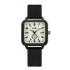 Ruban Silicone Lumineux Couleur Bonbon Étudiant Créatif Petit Sucre Cube Haute Valeur Niche Étanche Montre à Quartz