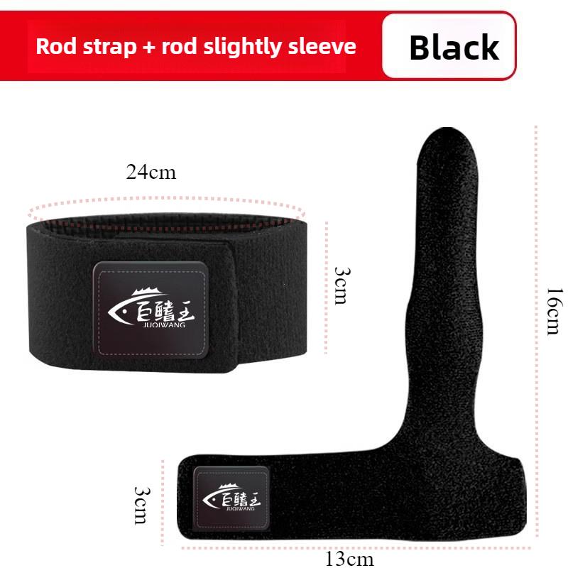 Reusable Fishing Rod Strap Protective Rod Tip Cover Lure Fishing Rod Fixing Strap for Angling Fishing Tackle Accessories