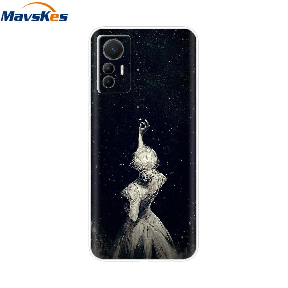 For Xiaomi Redmi Note 12S Case Redmi Note12S Phone Silicon Back Cover For Redmi Note 12S 12 s Cases Protective Shell Cover Capas
