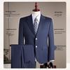 ROMON Men's Two-Piece Business Suit Set