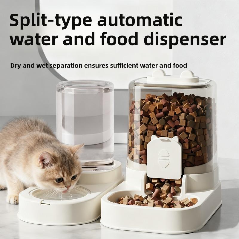 Pet Feeder - Automatic Drinking Water Feeding Dry and Wet Separation Modular Feeder - Drinking Water Machine