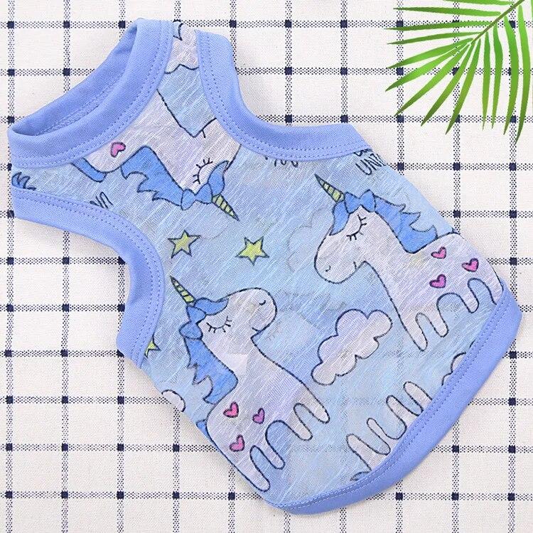 Pet T-Shirt Ultrathin Cheap Dog Clothes for Small Dogs Puppy Cats Vest Chihuahua French Bulldog Yorkies Costumes Pet Supplies