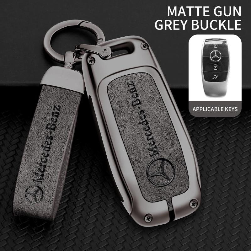CRA1 New Car Remote Key Fob Case Cover Protector Shell Bag For Mercedes Benz A C E S G Class GLC CLE CLA W177 W205 W213 W222 X167 AMG