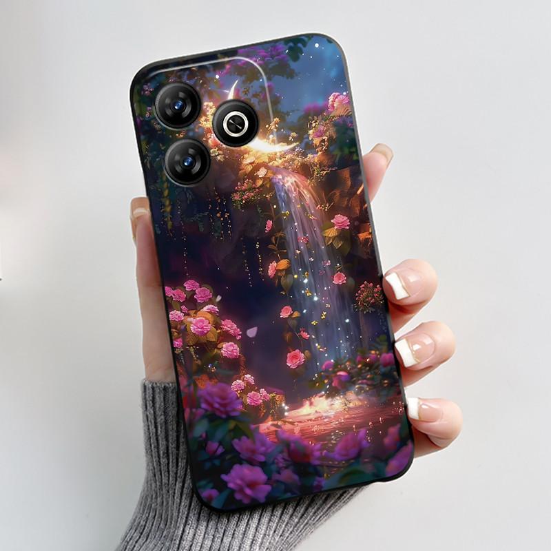 För ZTE Axon 60 / Blade V60 / Nubia V60 Fodral Sött Kaninfodral För ZTE Axon60 BladeV60 NubiaV60 Svart Silikon Skyddande Fodral