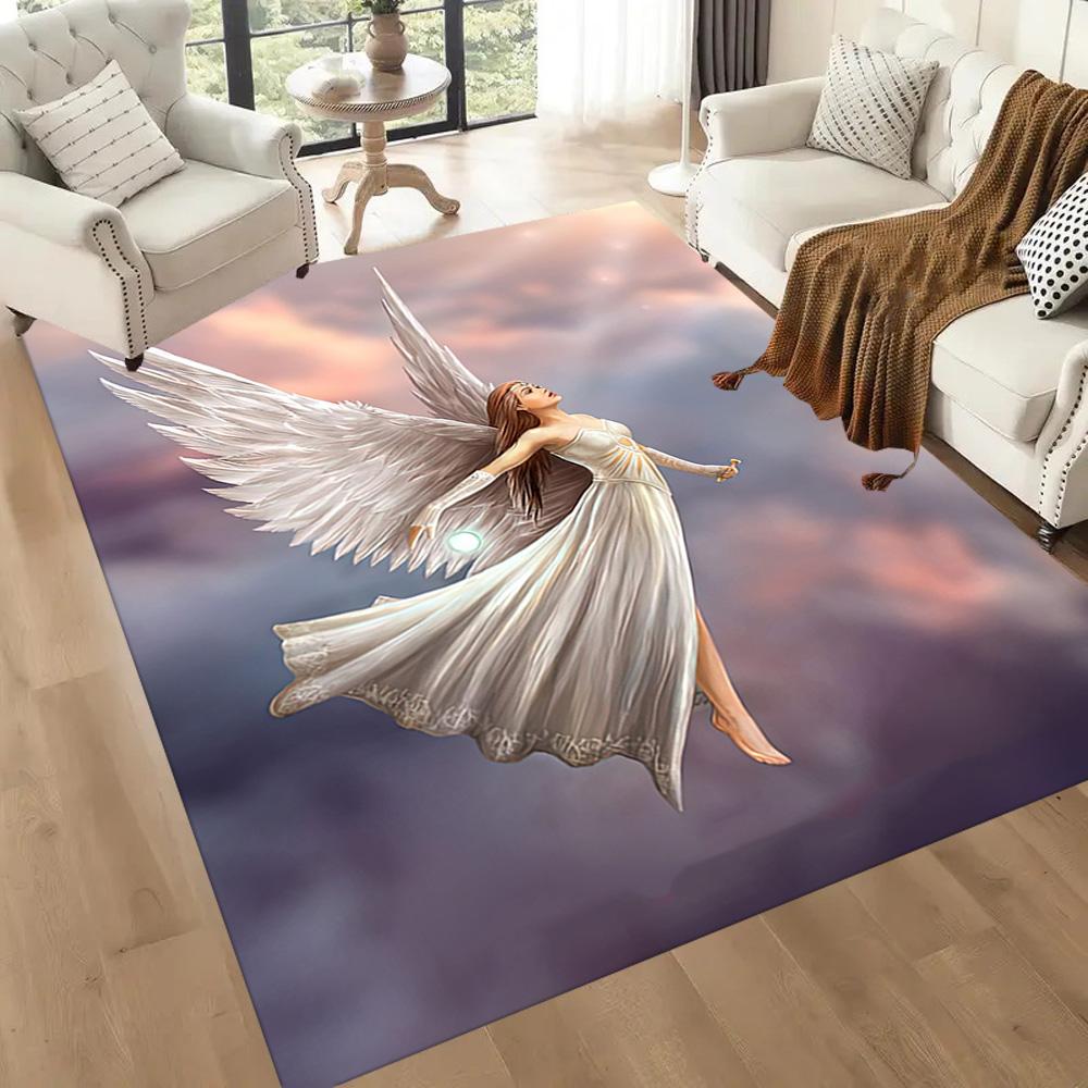 Gothic Style Area Rug Design for Living Rooms Playrooms Kitchen Foyer Antislip Carpet Office Home Decor Perfect Gift for Friends & Family