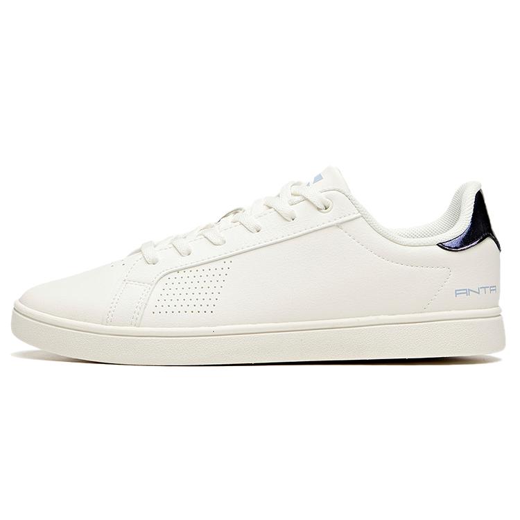 Anta Lightweight Low Top Skateboard Shoes Women's Ivory White 122028062-4