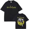 Vente Chaude T-shirt Graphique Groupe de Rock Alice in Chains Hommes Femmes Classique Rétro Gothique Punk T-shirts Mode Masculine T-shirts Oversize