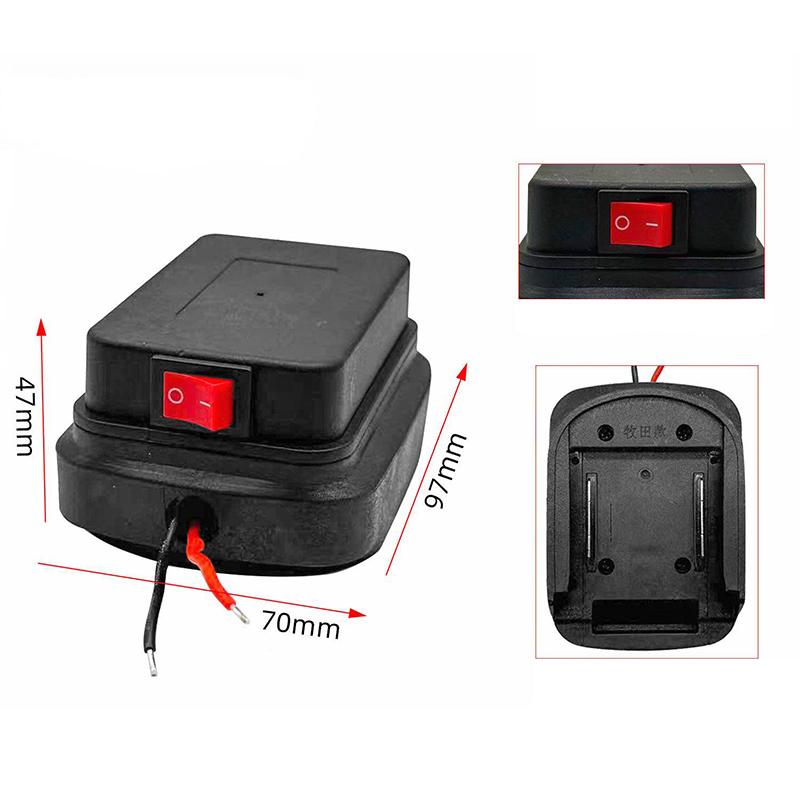 For Mt 18V/21V Lithium Battery Holder Battery Connector With Cable Power Tool Connector Adapter Diy Adapter