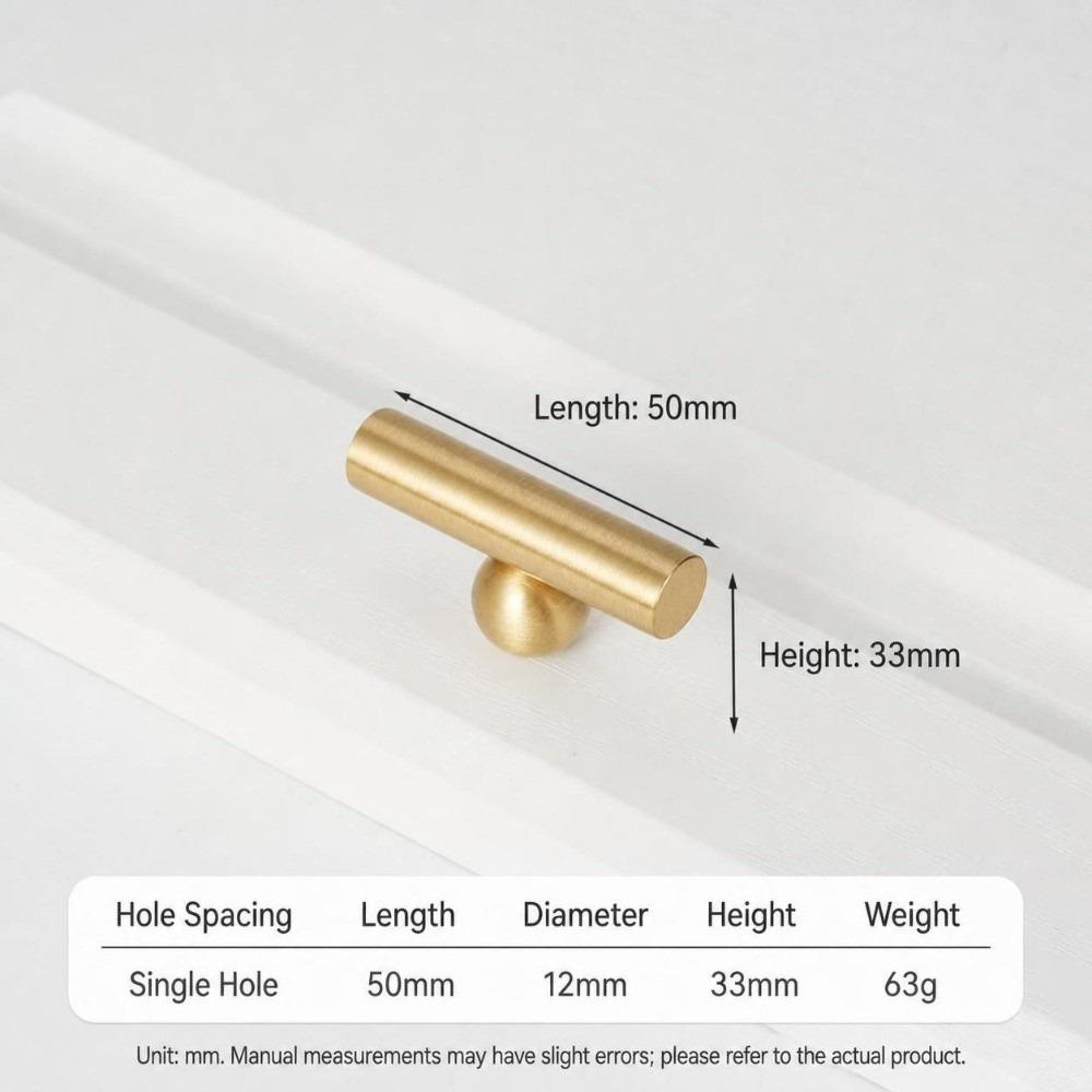 Durable Solid Brass Handles Minimalist Gold Drawer Knobs Brass Cabinet Pulls Cabinetry,Furniture