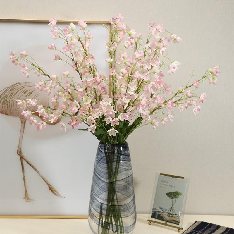 Liljekonvall Kunstige Blomster for Stue Spisebord Innendørs Rom Kunstig Blomsterdekorasjon og Blomsterkunst