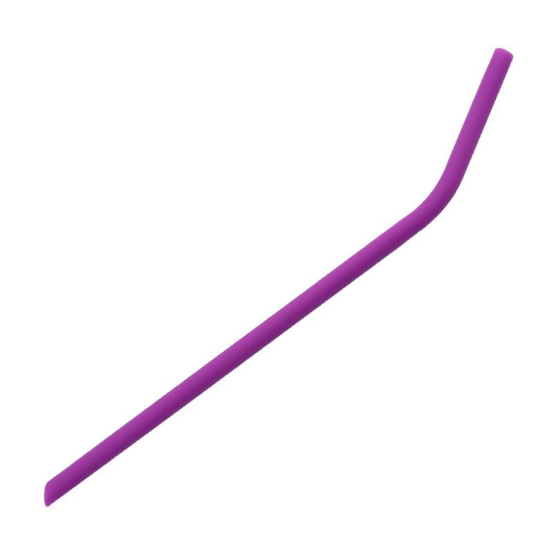 1pcs 6 Different Colors Silicone Straw 9.6 Inch Reusable Drinking Straw BPA Free Food Grade Straws for Tumbler Portable Outdoor