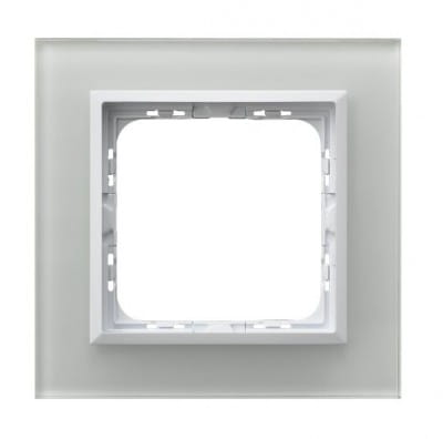 Sonata White Glass Thickness 4Mm 1-Cross White Frame