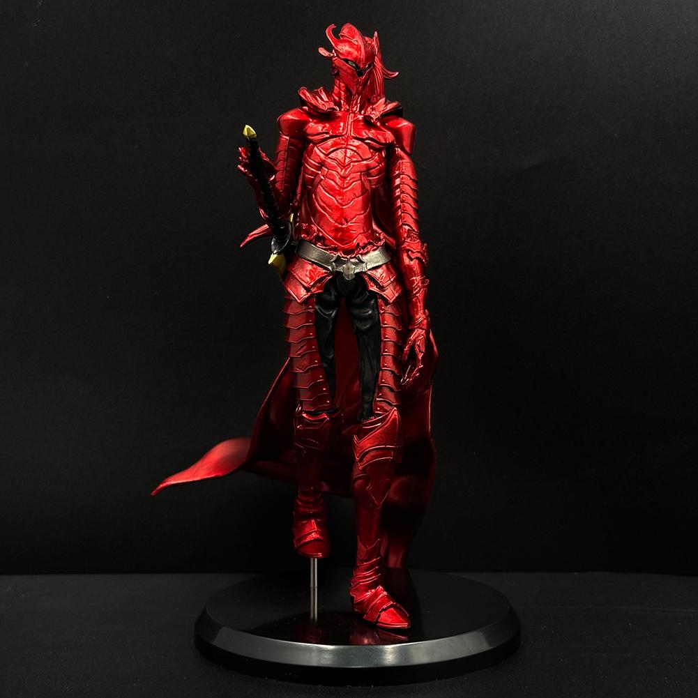 Anime Solo Figures The Bloodred Knight Figure Sung Jinwoo Model Toys Boys Gifts IGRIS Standing Pose Statue Action Poseable Articulated Scale Detailed