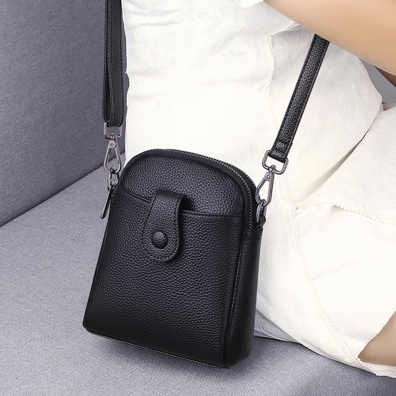 Mobile phone summer leather versatile women's bag messenger bag bag small satchel mini bag
