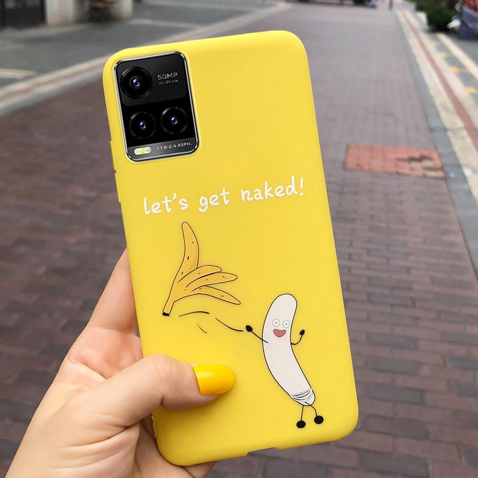 Lovely Silicone Case For Vivo Y33s Case Phone Cover Vivo Y21 2021 Y21s TPU Bumper On Vivo Y33S 4G Y33 S Y21 Y 21S Coque Fundas
