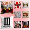 Band P-Paramore Pillow Case Plush Fabric Soft Pillowcase Double Sided Print Sofa Cushion Cover Throw