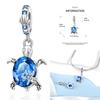 100% Real Copper Ocean Series Turtle Crab Mermaid Charms Beads Fit Original Bracelets Bangles Jewelry Gifts