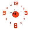 3D Wall Clock Acrylic Frameless Digital Clock Mirror Wall Sticker For DIY Living Room Bedroom Office Decorations Hanging Watch