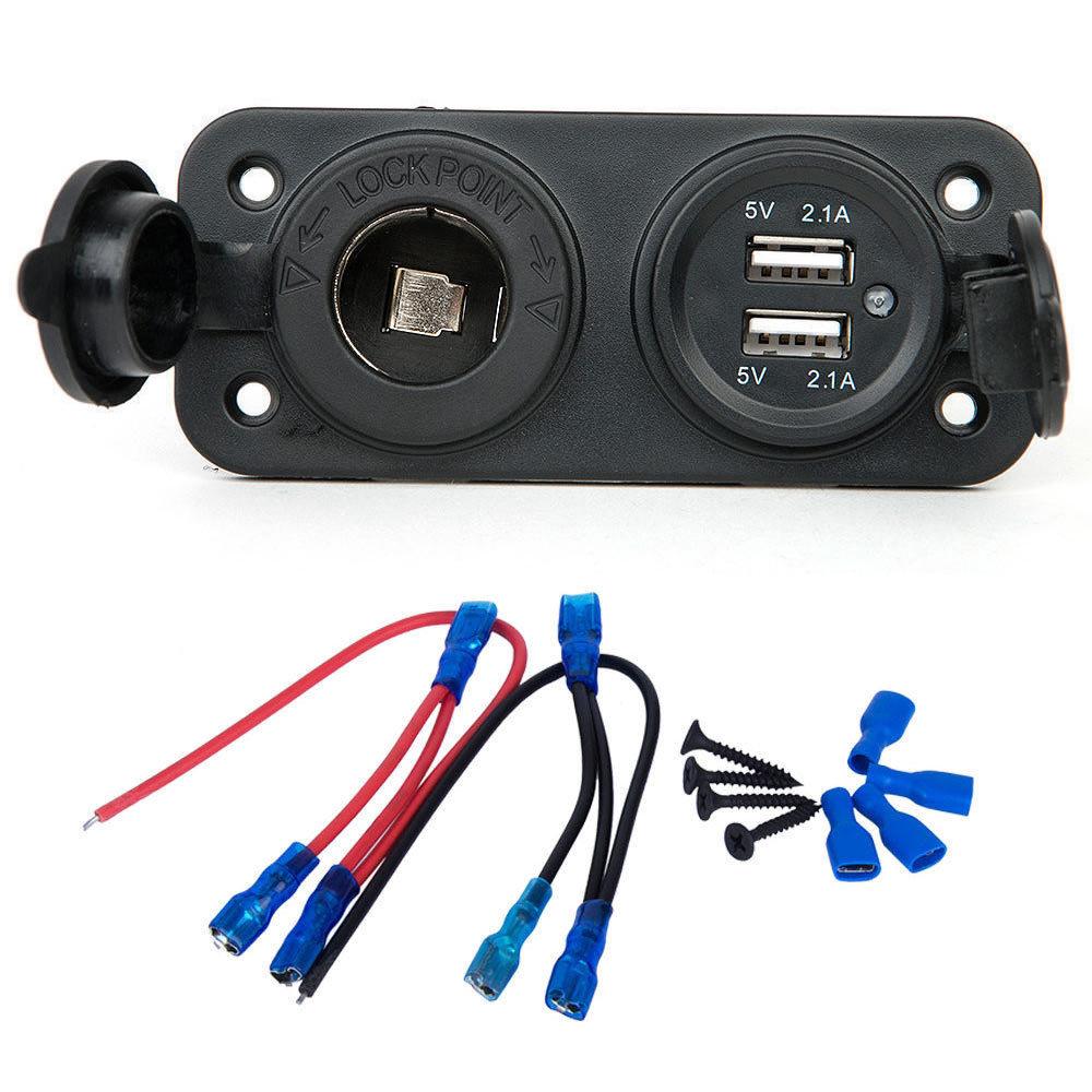 Adaptateur allume-cigare double USB 12V pour voiture, répartiteur de prise, chargeur 12V, accessoires de prise d'alimentation, nouvelle arrivée