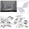 Auto-interieur Dak Kaart Licht Lens Overhead Console Plafond Cabine Lamp Voor Honda Accord 4 Deur/Hybride 4 deur 2018 2019 2020 2021