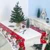 Yeni Noel Dekorasyonu PVC Masa Örtüsü 180*110 cm Noel Masa Su Geçirmez