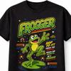 Frogger Retro Arcade Game TShirt Classic Gaming Unisex TShirt
