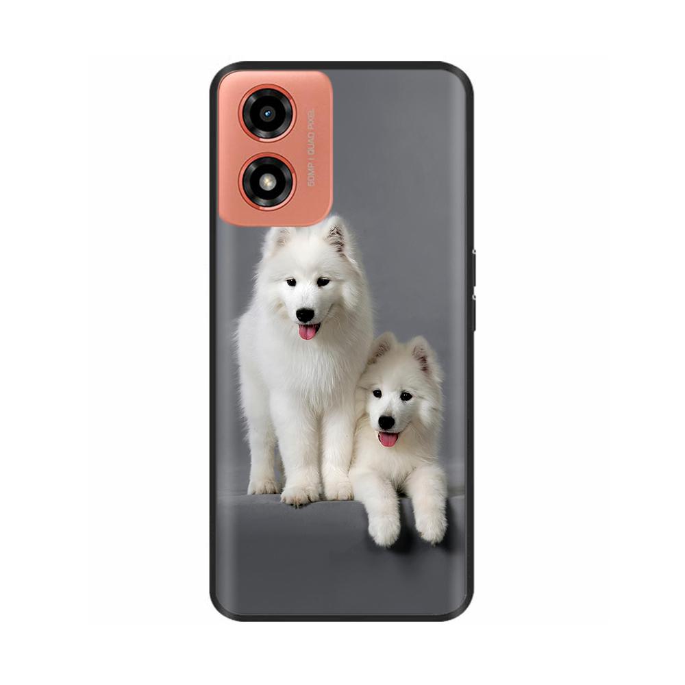 Case For Moto G04s Shockproof Black Soft Silicone Back Cover Phone Case On For Motorola Moto G04S G04 MotoG04 MotoG04s Bumper