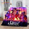 Spirit Riding Free Horses Cartoon Soft Plush Blanket,Flannel Blanket Throw Blanket for Living Room Bedroom Bed Sofa Picnic Cover