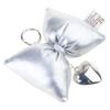 Exquisit Heart Keychain Cute Heart Bag Pendant Alloy Material Bowknot Keyrings Perfect for Car Key Backpack DIY Projects