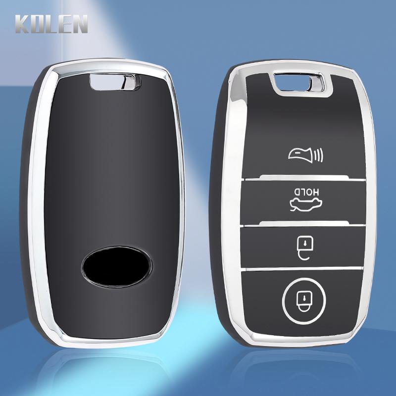 Fashion Tpu Auto Key Fob Cover Case Housing Fit For Kia Rio 5 Sportage Ceed Cerato K3 K4 K5 Sorento Optima Picanto Soul Forte 3 4 Buttons
