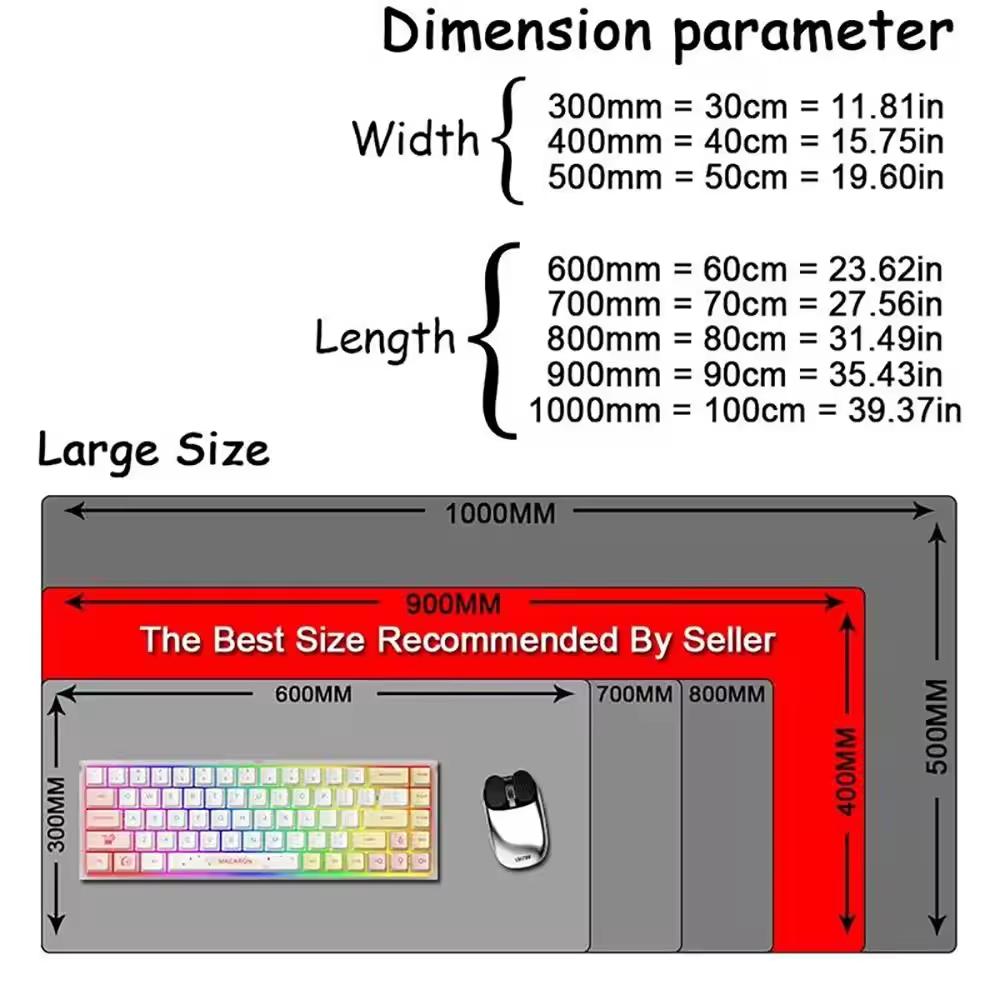 Blue Cloud Star MousePad Mouse Pad Large Computer Office Table Mats XXL Anti-slip HD Gaming Keyboard Mousepads Long Desk Mat