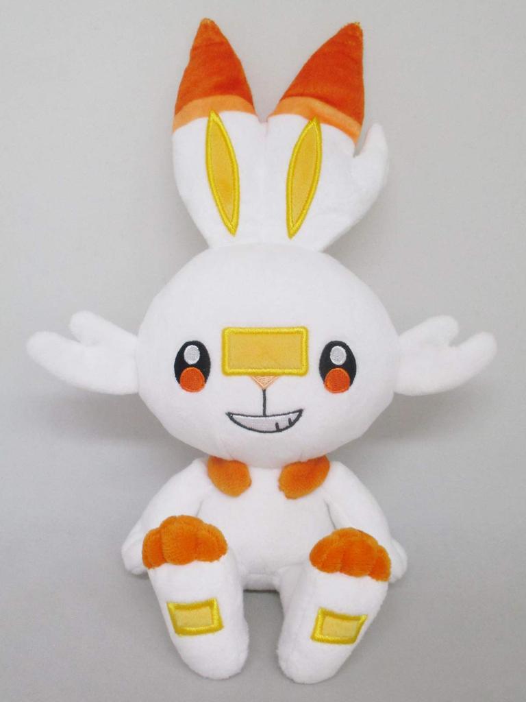 Sanei Boeki Pokemon All Star Collection Scorbunny S Plush Toy PP150 W18xD7.5xH27cm