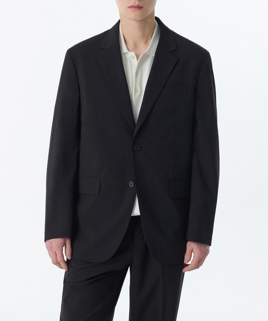 Musinsa Standard [Cooltandard] Relaxed Basic Blazer [Dark Gray]