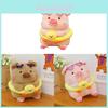 Cartoon Plush Toy Pig With Swimming Ring Cute Animal Soft Doll Gift For Kids