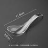 ZISIZ Disposable Plastic Crystal Soup Spoon