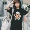 T-shirt d'été Y2K Commerce extérieur pour femme âgée imprimé