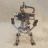 Modern Creative Mech Robot Model Stainless Steel Mech Warrior Table Display Display Funny Gifts Home Decor Figurines Crafts