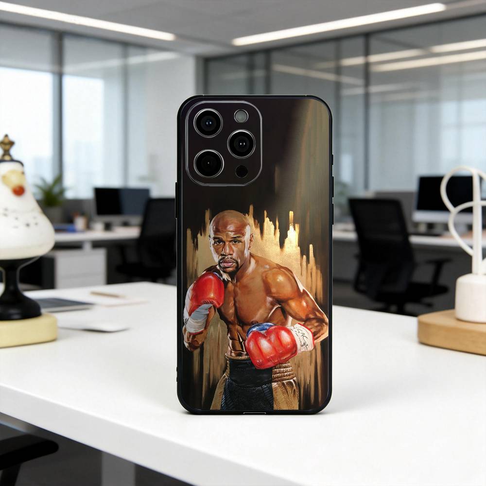 Boxing F-Floyd M-Mayweather-FM Phone Case For iPhone 17, 16,15,14,13,12,11 Plus,Pro Max, Others Soft Black Cover