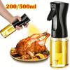 1 pièce 200/500 ML Pot Pulvérisateur d'Huile Ménage de Cuisine Pulvérisateur d'Huile d'Olive Comestible Réservoir d'Huile Pulvérisé Brumeux Bouteille Pulvérisatrice pour Friteuse à Air