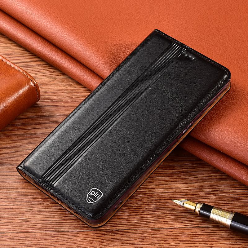 ZTE Axon 50 Ultra Supreme Edition Genuine Leather Flip Cover for Axon 41 and 30 Pro
