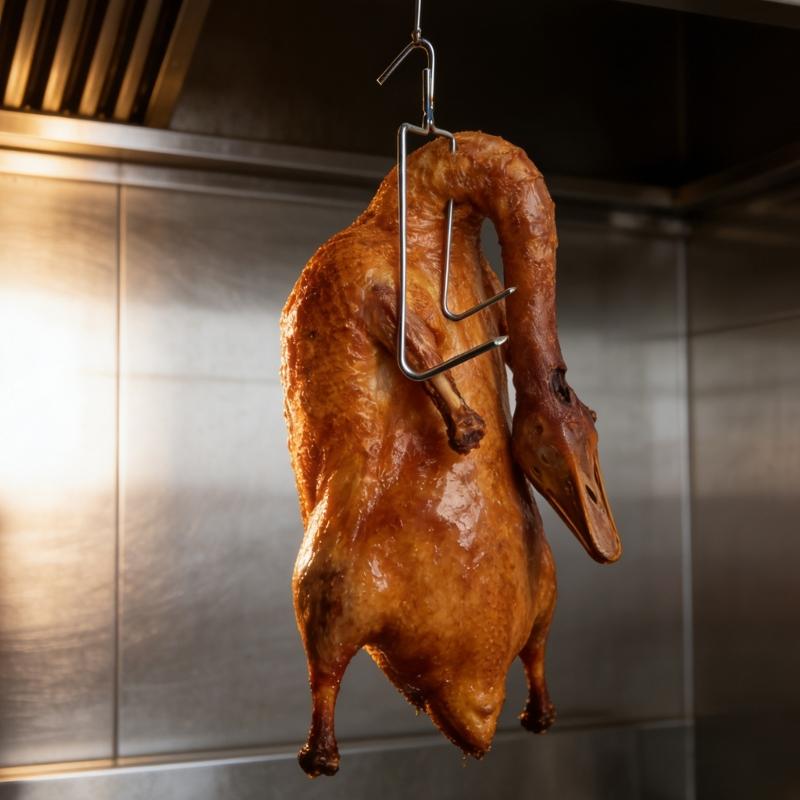Packung mit 10 Fleischhaken aus Edelstahl zum Grillen, Kochen im Freien, Trocknen, BBQ, Aufhängen von Wurst, Hähnchen, Rindfleisch