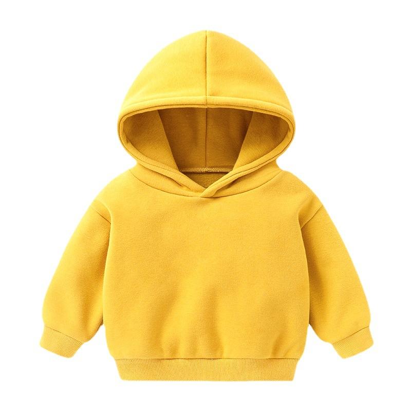 Fleece Children's Hoodie Autumn and Winter Casual Cartoon Sports Hoodie for Boys and Girls