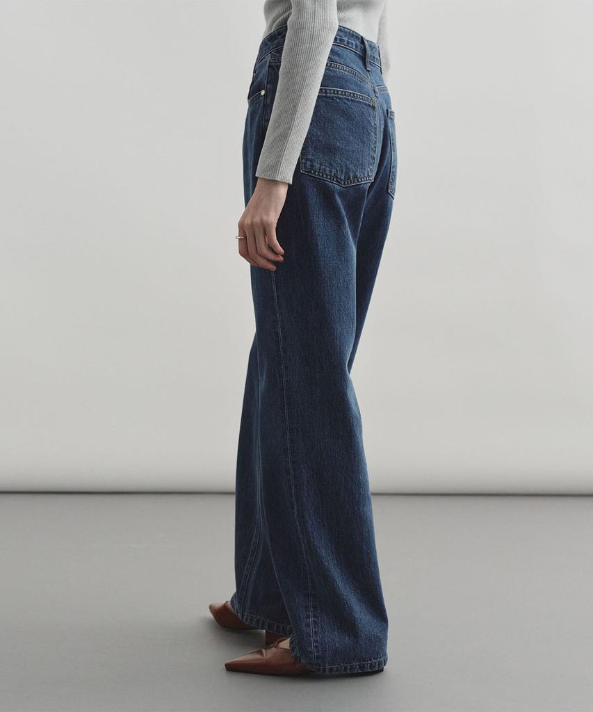 MONGDOL Straight Denim Jeans Deep Blue Mdpt056Dblue