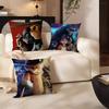 Comedy Fantasy Anime P-Puss In Boots Pillow Cover Sofa Cushion Cover Home Room Decoration Children Gift
