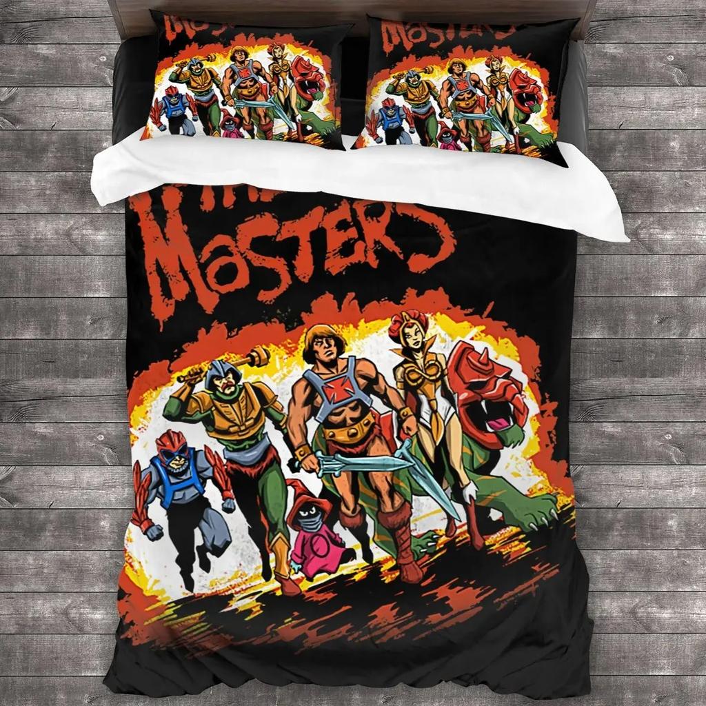 3D Print He Man And The Masters Of The Universe All Season Twin Bedding Set 3 Piece Comforter Set Bed Colcha Casal Bed Sheet