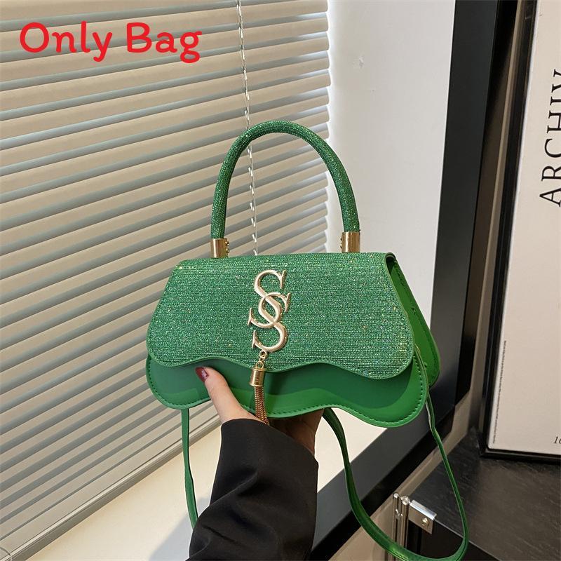 Korean Style Pu Leather Small Shoulder Bag With Stitching For Daily Casual Wear