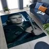 3D L-Lord of The Rings H-Hobbit Movie Board Rug for Bedroom Living Room Sofa Home Doormat Decor, Large Kids Non-slip Floor Mat